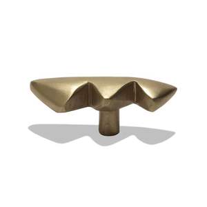 Perillas Decorativas Hechas a Mano de Latón Antiguo, Perillas de Latón Vintage para Gabinetes, Perillas de Latón de Lujo para Cajones y Muebles - Product Image 4