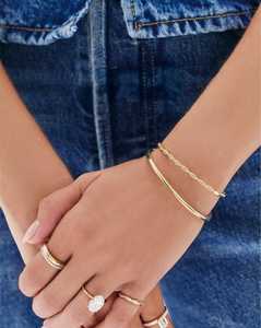 Diamond Twist <b>Bangles</b> 14K 18K <b>Solid</b> <b>Gold</b> Pave Round Lab Grown Hinged Push Clasp With Safety Latch Classic Everyday Wear Bracelet - Product Image 4