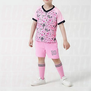 เสื้อฟุตบอลเด็กพรีเมียมแบบยูนิเซ็กซ์ เสื้อฟุตบอลเด็กผู้หญิง ชุดฟุตบอลเด็กผู้ชาย ระบายเหงื่อได้ดี น้ำหนักเบา นุ่มสบาย สำหรับเด็ก - Product Image 2