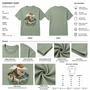 Custom DTF Printing <b>T</b>-<b>Shirt</b> Personalized Artwork Graphic Tee 100% Cotton Jersey Short Sleeve Unisex Streetwear 240 Grams <b>6XL</b> - Product Image 5