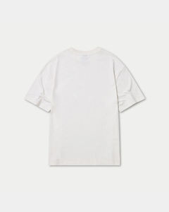 T-shirt en coton blanc pour homme, manches courtes, col rond, coupe ajustée, jersey décontracté, imprimé, éco-responsable, streetwear, 220g - Product Image 5
