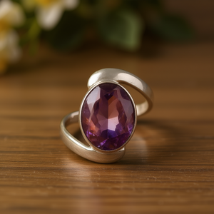 แหวนแฟชั่นอเมทิสต์ น้ำหนัก 3.8 กรัม - Product Image 3