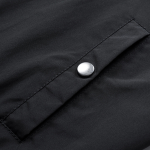SELF INDUSTRIES Hooded Breathable Polyester Quilted Bomber Jacket Lightweight Warm Casual Zip-Up Stand Collar Men's <b>Winter</b> - Product Image 6