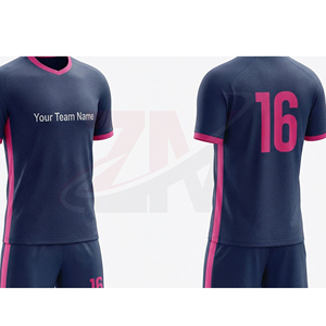 ชุดฟุตบอล ชุดกีฬาฟุตบอล แห้งเร็ว ระบายอากาศได้ดี เสื้อและกางเกงขาสั้น สำหรับสโมสร โรงเรียน ทีม รับผลิตแบบ OEM ODM - Product Image 5