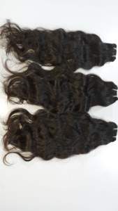 Cabello Humano Virgen Natural de un Solo Donante, Remy Brasileño de Doble Trama, con Cutícula Alineada, Suave, Brillante y Rizado, 100 Gramos - Product Image 5