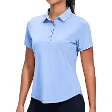 Chemises pour femmes en polyester respirant, logo personnalisé, manches courtes, golf, vierges - Product Image 4