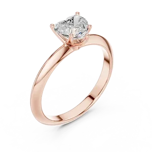 Anillo Solitario de Diamante Cultivado en Laboratorio con Corte Esmeralda de 1ct, con Garra Aplastada y Borde de Cuchilla, en Oro Personalizado, Joyería de Compromiso para Uso Diario - Product Image 6