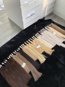 Venta de fábrica de cabello humano Remy 100% Indian Temple Blonde #60 Precio al por mayor Envío gratis para pedidos 100kg Oferta por tiempo limitado - Product Image 5