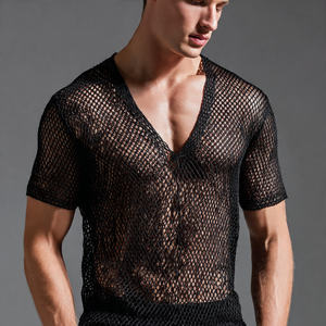 เสื้อตาข่ายซิปสูงสำหรับผู้ชาย โพลีเอสเตอร์ 100% แห้งเร็ว เสื้อยืดตาข่ายแบบแห้งสำหรับผู้ชาย เสื้อเจอร์ซีย์ตาข่ายแบบแห้งสำหรับผู้ชาย ปรับแต่งได้ - Product Image 4