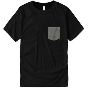 Wholesale Custom Logo Front Pocket Slim Fit O-Neck <b>Men's</b> T <b>Shirts</b> Bella Canvas Jersey Eco-Friendly DTG Ready Bulk - Product Image 1