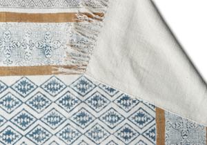 Rajasthani Designer Pattern 100% Coton Tressé À La Main Pet Friendly Tapis Antidérapants Belle Bordure Marron Motif 4x6 Pieds Voiture - Product Image 4