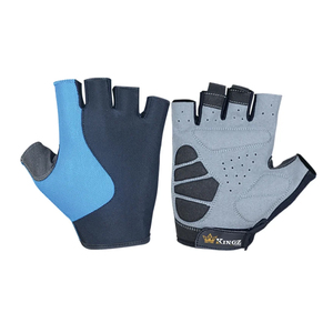 Gants de cyclisme unisexes légers en polyuréthane, doux et confortables, à demi-doigts, prix abordable, fabriqués au Pakistan - Product Image 1