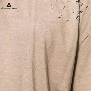 T-shirt homme coupe ample avec logo personnalisé, effet usé, meilleure qualité, manches courtes, best-seller. - Product Image 6