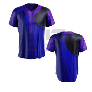 Maillots de baseball personnalisés pour les équipes et les joueurs. Noms de joueurs personnalisés Numéros d'équipe 100% polyester Impression numérique Unisexe - Product Image 2
