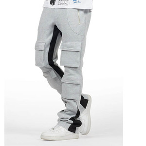 Pantalon de sport en molleton de coton pour homme – Idéal pour l'entraînement, le fitness, le jogging – Chaud, doux et confortable pour le quotidien en hiver - Product Image 2