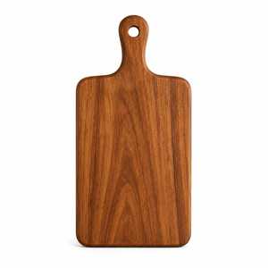 Tabla de Cortar de Bambú Rectangular con Asa, Acabado Natural, Bloque de Corte para Cocina - Product Image 1