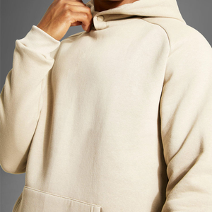 Ventes en gros de sweats à capuche pour hommes de haute qualité, personnalisés, en coton 65% et polyester 35%, poids lourd 500 GSM, manches raglan, boutons - Product Image 2