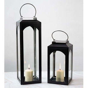 Farol Decorativo Bohemio de Metal para el Hogar y Eventos, Farol Minimalista de Hierro para Decoración Moderna del Hogar y Cafeterías - Product Image 1