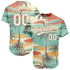 Maillots de baseball personnalisés en gros, ensemble uniforme de baseball pour jeunes, pour équipes de baseball en déplacement, construction entièrement boutonnée - Product Image 2