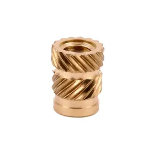 Insertos de Latón Termoplástico de Alta Calidad para Moldeo por Inyección de Plástico y Moldeo Rotacional, Fijaciones Roscadas Precisas - Product Image 3