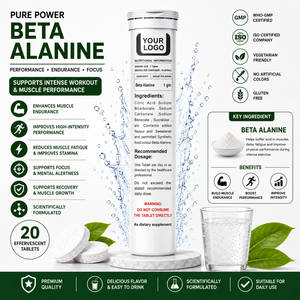 Suplemento Efervescente Pre-Entrenamiento Más Efectivo, Citrulina Maleato, Tableta de Fibra Dietética, Marca Privada para Adultos - Product Image 2