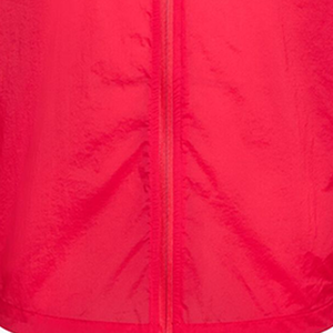 Veste de personnel unisexe rouge en micro-ripstop grande taille, légère, imperméable et coupe-vent, avec fermeture éclair intégrale et col montant - Product Image 4