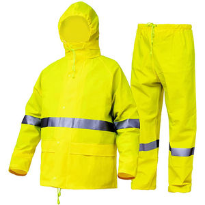 Ensemble imperméable réfléchissant OEM avec col montant et fermeture éclair, pour moto et cyclisme en extérieur, pour hommes et femmes - Product Image 2