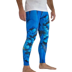 Wholesale Men's Compression Gym <b>Leggings</b> Sports Workout Fitness Running Tights for Adults Wholesale Sports Wear <b>leggings</b> - Product Image 1