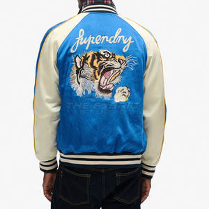 เสื้อแจ็คเก็ตซูกะจังผ้าซาตินปักลายพรีเมียม ด้านหน้าสั่งทำพิเศษ เป็นมิตรต่อสิ่งแวดล้อม ระบายอากาศได้ดี น้ำหนักเบา แฟชั่นทันสมัย เสื้อคลุมด้านนอก - Product Image 2