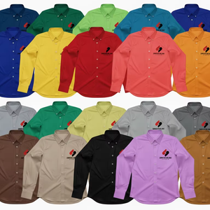 <b>Men</b> Formal <b>Dress</b> Shirt Long Sleeve Cotton Blend Slim Fit Business Office Wear Comfortable Breathable Classic Shirt - Product Image 2