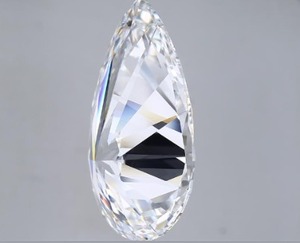 เพชรทรงลูกแพร์ 12.05 กะรัต เพาะเลี้ยงในห้องปฏิบัติการ สี F ความสะอาด VS1 คุณภาพการเจียระไนระดับ Triple Excellent ได้รับการรับรอง CVD สีขาวประกายระยิบระยับ พลอยเดี่ยวแบบหลวม - Product Image 4