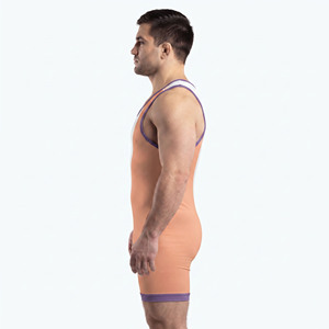 Combinaison de lutte pour homme avec logo personnalisé, vêtements de sport compressifs pour homme, maillot de lutte pour homme, uniforme de lutte à col rond pour homme - Product Image 3