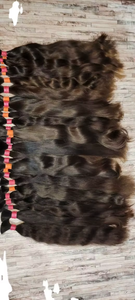 Extensiones de cabello humano natural de onda recta sedosa, cinta de cabello virgen de alta calidad Ins, paquetes de pelucas de doble mejor calidad - Product Image 6