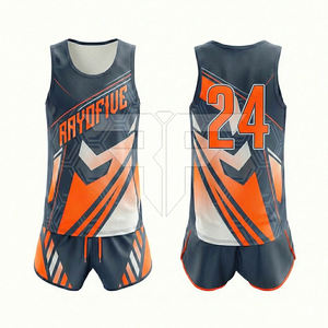 Uniforme Deportivo Transpirable de Color Sólido, 100% Poliéster, Antibacteriano, Ligero, de Alta Calidad, Unisex, 260g, para Atletismo, Nuevo Diseño - Product Image 4