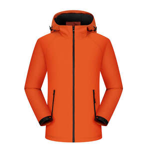 Veste Softshell Unisexe Personnalisée avec Capuche et Fermeture Éclair Frontale, Design Élégant et Uni, Revêtement Coupe-Vent et Imperméable pour Hommes – Vente en Gros - Product Image 5