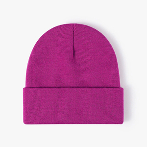 Gorro de Punto Blanco, Gorro de Invierno Acanalado, Unisex, Suave, Cálido, Elástico, Gorro Liso, Logotipo Personalizado, Proveedor OEM - Product Image 5
