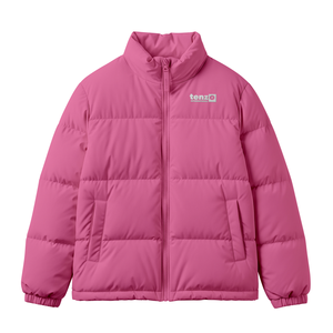 Veste matelassée isolante d'extérieur en polyester 2025, col montant, logo frontal, impression personnalisée, veste matelassée personnalisée OEM ODM - Product Image 2