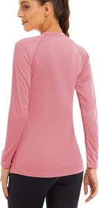 <b>Women</b> <b>Long</b> Sleeve Yoga Tops Breathable Quick Dry Eco-Friendly Spandex/Nylon Fitness Workout Gym Running Training Athletic <b>Shirts</b> - Product Image 2