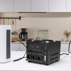 Convertitore di Potenza Durevole da 3000W, Unità di Commutazione 110V/220V con Prese US/EU e USB 5V, Convertitore Inverter Versatile Step-Up/Step-Down Certificato CE - Product Image 5