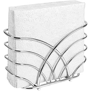 Porte-serviettes en acier inoxydable, moderne, classique, fait main, durable, résistant à la corrosion, rehausse même les repas les plus simples - Product Image 6