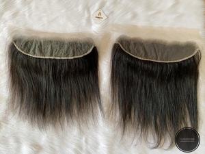 CDYHAIRVN Premium pour Lace Frontal Transparent Cheveux Naturels Raides Bruts Fini Lisse Nœuds Simples et Doubles Raie Personnalisée - Product Image 2