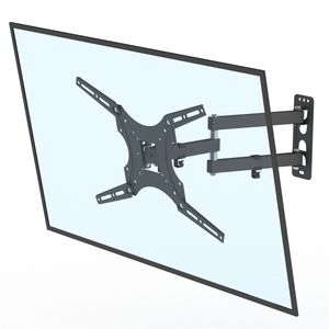 Supporto TV Regolabile 26-55 Pollici TMX400, Staffa da Parete Girevole con Livella a Bolla, Inclinabile e Orientabile in Acciaio per TV LED 55 Pollici 32 Pollici - Product Image 4