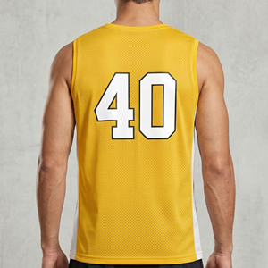 Camiseta de Lacrosse de Malla para Hombre, Fabricada con Sublimación, sin Mangas - Product Image 2