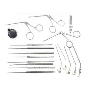 Juego de Instrumentos para Miringotomía de 15 Piezas, Herramientas Quirúrgicas Manuales de ORL para Cirugía de Oído, Nariz y Garganta, Acero Inoxidable de Grado Hospitalario, CE - Product Image 6