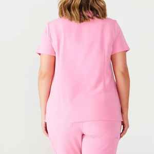 ชุดยูนิฟอร์มพยาบาลแบบสวมใส่ได้ทั้งชายและหญิง ผ้าซาตินคอตตอน 100% สำหรับใช้ในโรงพยาบาล ยี่ห้อ YASH SPORTS  แบบไร้ตะเข็บ ตรวจจับการรั่วซึมได้ - Product Image 3