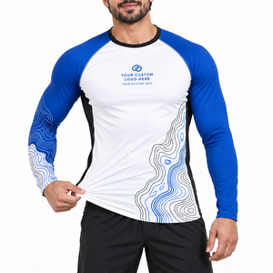 Camiseta Rashguard con Logotipo Personalizado al por Mayor, Ecológica, UPF50+, para Clubes de Jiu Jitsu Brasileño, Equipos de Lucha Libre, Academias Deportivas, de Secado Rápido - Product Image 5