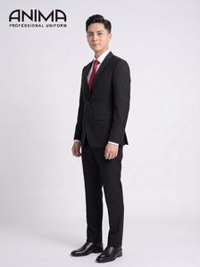 Traje de Negocios para Hombre ANIMA Agribank, Transpirable, Premium, Antiarrugas, Profesional para Oficina - Product Image 3