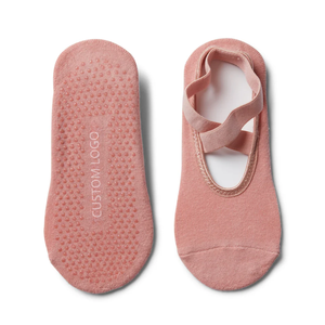 High Quality Women's Youth Yoga <b>Socks</b> Non-Slip Dance Ballet Grip Pilates 100% Cotton Eco-Friendly Quick Dry VN Factory - Product Image 6