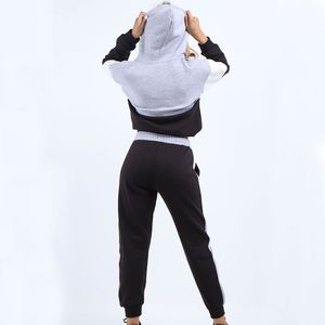 Women's Custom Logo <b>Leisurewear</b> Tracksuit Set Hooded Jumper With Ankle Length Sweatpants Casual Jogging Wear 2026 - Product Image 4