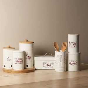 High-Quality Handmade Metal <b>Storage</b> Jar and <b>Box</b> with Modern Finish for Kitchenware Home Organisation & Daily Use - Product Image 4